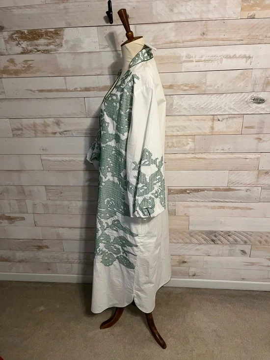 NWT Tuckernuck size XL embroidered Arem midi dress - Picture 7 of 11